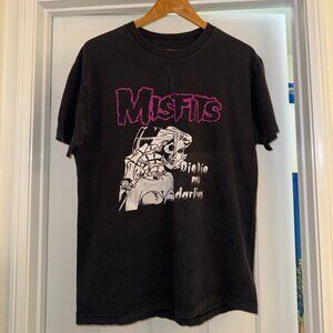 Misfits Die Die My Darling Graphic T-Shirt Black Punk Horror Tee Size M